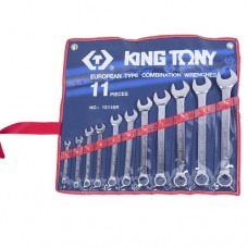 KING TONY Набор комбинированных ключей, 1/4"-15/16", 11 предметов