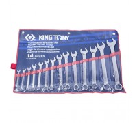 KING TONY Набор комбинированных ключей, 5/16"-1-1/4", 14 предметов