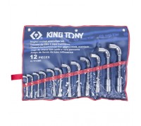 KING TONY Набор торцевых L-образных ключей, 8-24 мм, 12 предметов