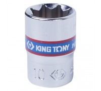KING TONY Головка торцевая восьмигранная 1/4", 10 мм