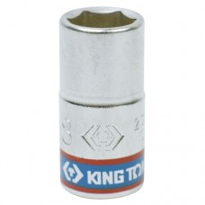 KING TONY Головка торцевая стандартная шестигранная 1/4", 8 мм