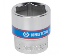 KING TONY Головка торцевая стандартная шестигранная 3/8", 22 мм