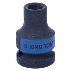 KING TONY Головка торцевая ударная шестигранная 1/2", 09 мм