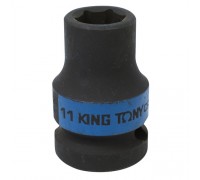 KING TONY Головка торцевая ударная шестигранная 1/2", 11 мм