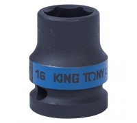 KING TONY Головка торцевая ударная шестигранная 1/2", 16 мм