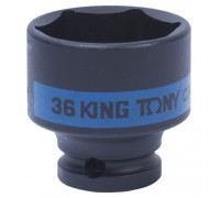 KING TONY Головка торцевая ударная шестигранная 1/2", 36 мм