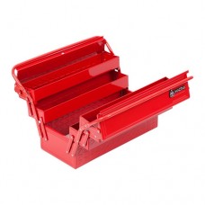 МАСТАК Ящик инструментальный раскладной, 5 отсеков, красный