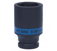 KING TONY Головка торцевая ударная глубокая шестигранная 3/4", 41 мм