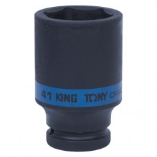 KING TONY Головка торцевая ударная глубокая шестигранная 3/4", 41 мм