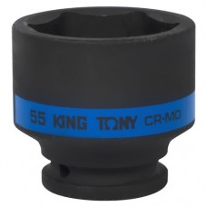 KING TONY Головка торцевая ударная шестигранная 3/4", 55 мм