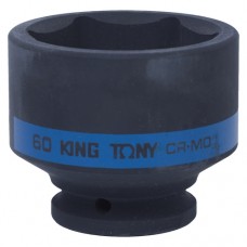 KING TONY Головка торцевая ударная шестигранная 3/4", 60 мм