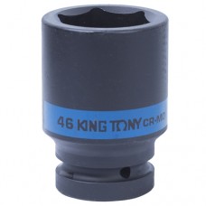 KING TONY Головка торцевая ударная глубокая шестигранная 1", 46 мм