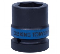 KING TONY Головка торцевая ударная шестигранная 1", 32 мм