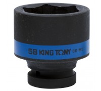 KING TONY Головка торцевая ударная шестигранная 1", 58 мм