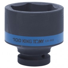 KING TONY Головка торцевая ударная шестигранная 1", 100 мм