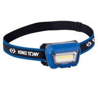 KING TONY Фонарь светодиодный, налобный, 1 Led COB, 3,7 В